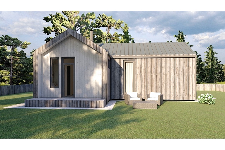 wooden frame houses