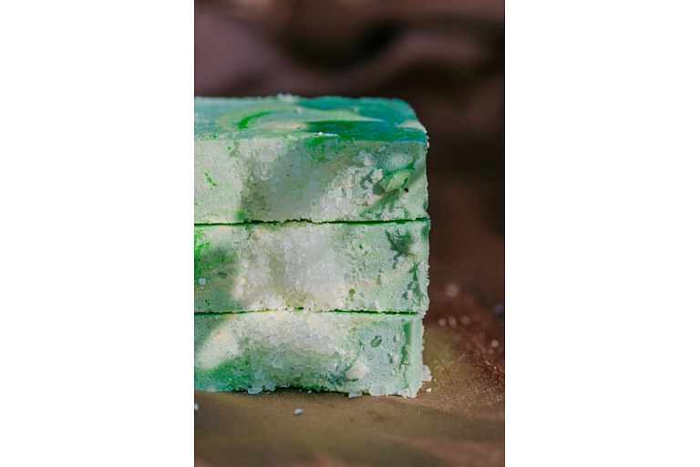 Mojito cocktail salt soap