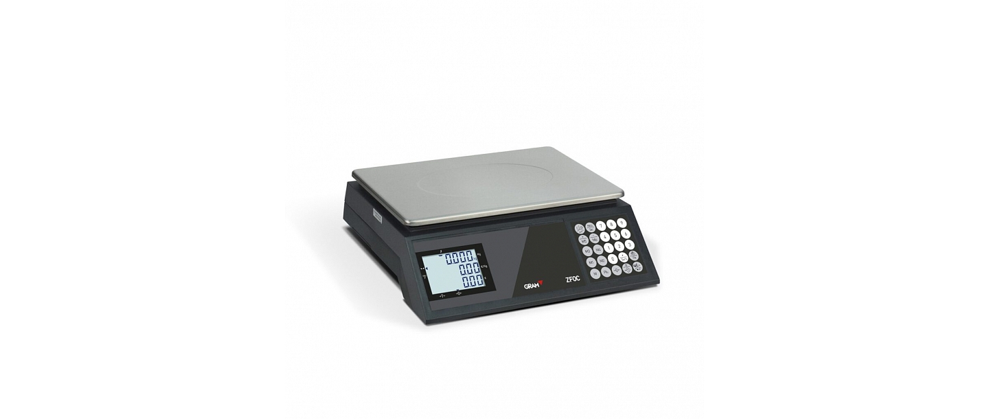 Good scales in the assortment are GRAM commercial scales with a price calculation function for retail.