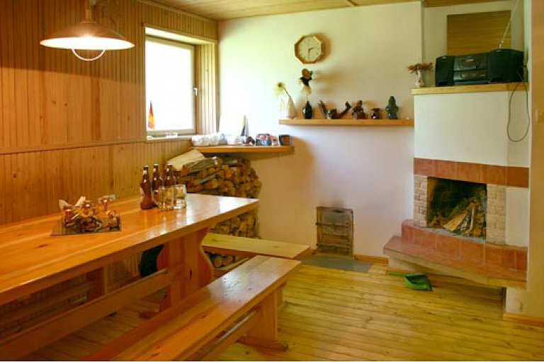 Fireplace hall