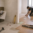 Tiling and flooring works