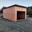 Wooden garages
