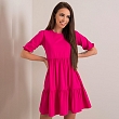 Fuchsia cotton dress