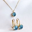 Gold-plated jewelry set