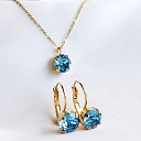 Gilded jewelry set