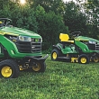John Deer representative in Latvia. Lawnmower tractors