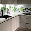 Kitchen glass panels