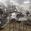 Dosing and packaging line