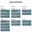 KURSU KALENDĀRS