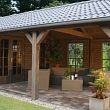 Garden house construction