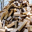 Chopped firewood