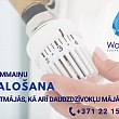 Siltummaiņu skalošana privātmājās, kā arī daudzdzīvokļu mājās