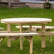 Wooden tables